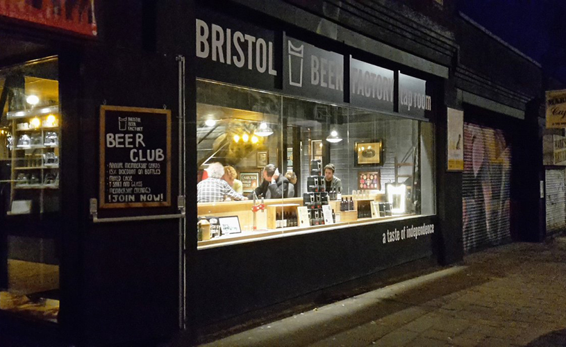 Bristol Beer Factory tap room